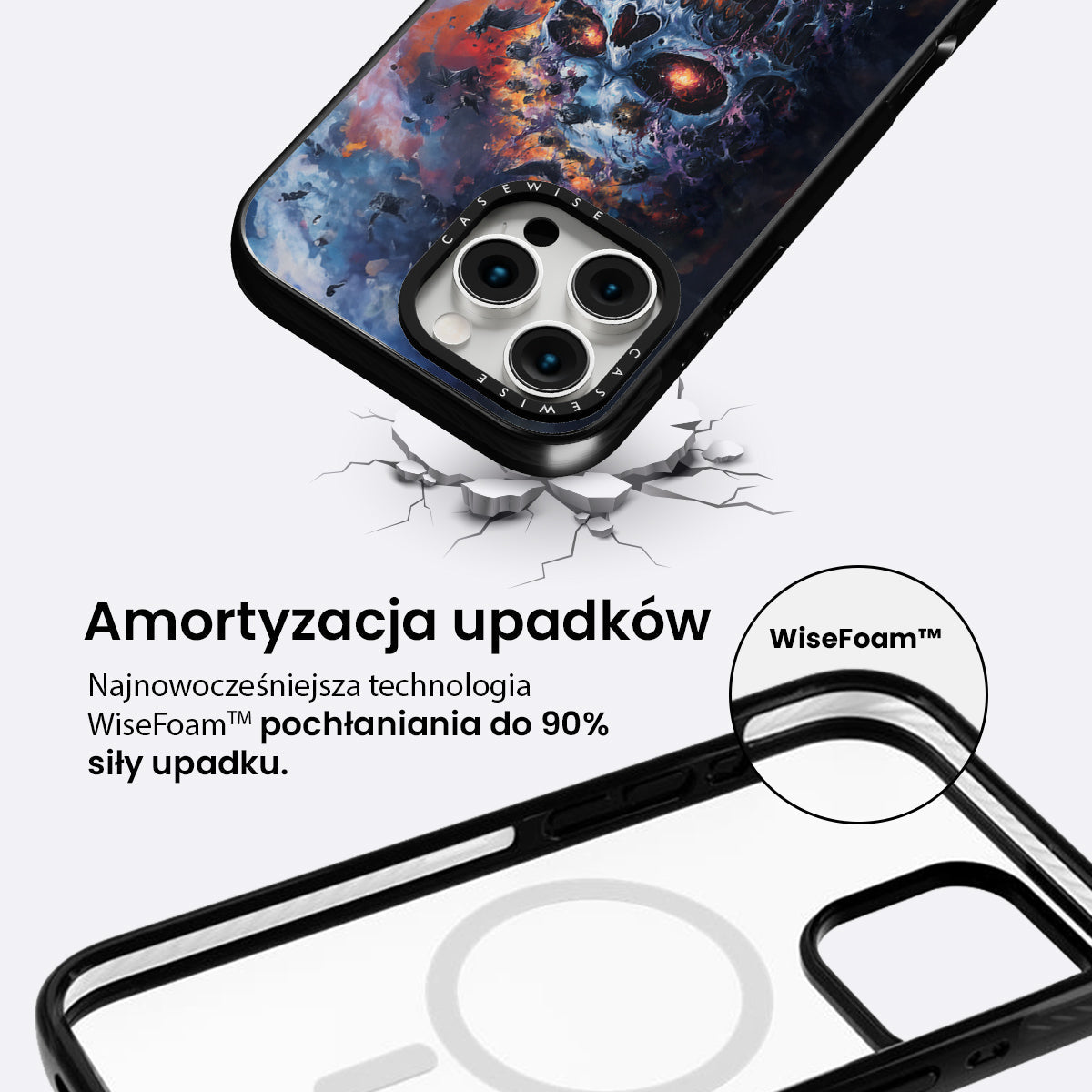 Screaming Skull - Etui