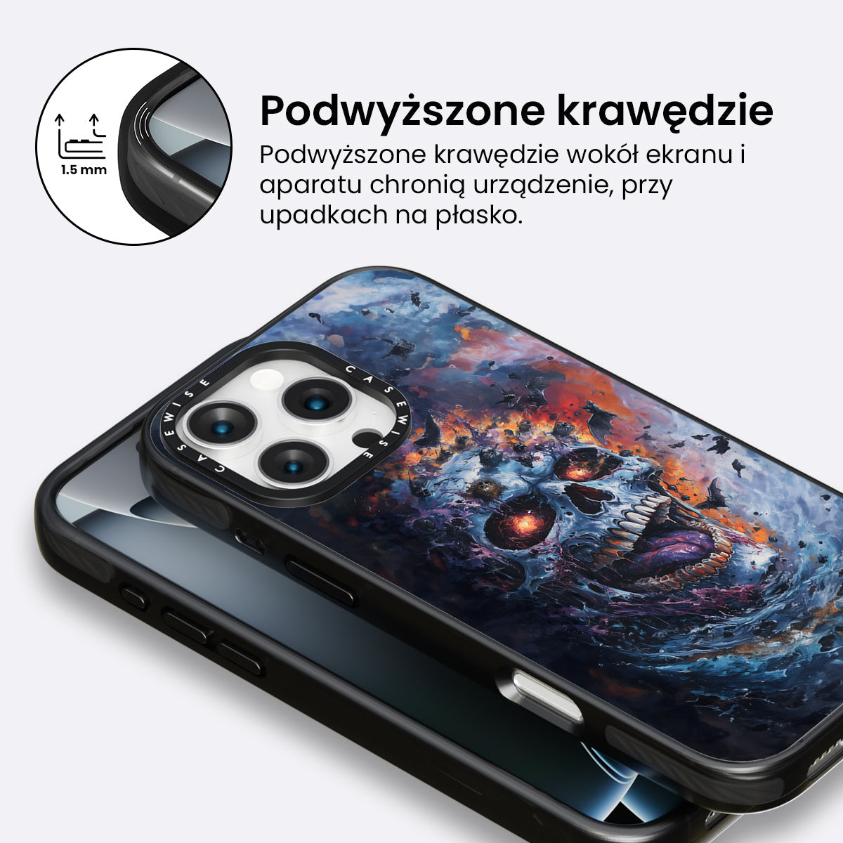Screaming Skull - Etui