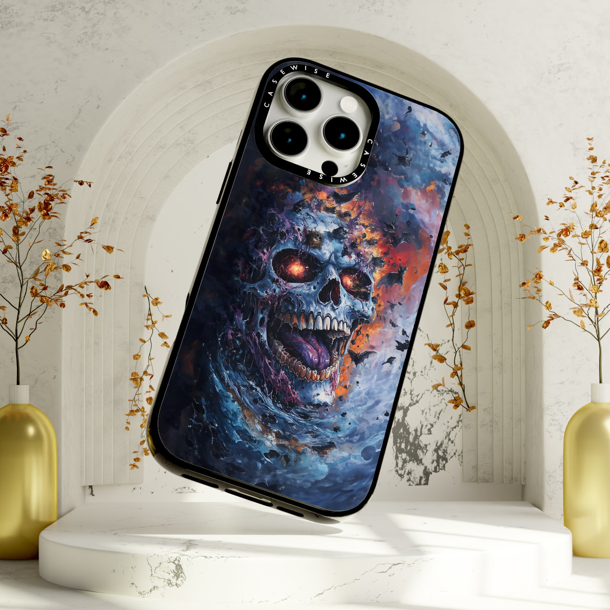 Screaming Skull - Etui