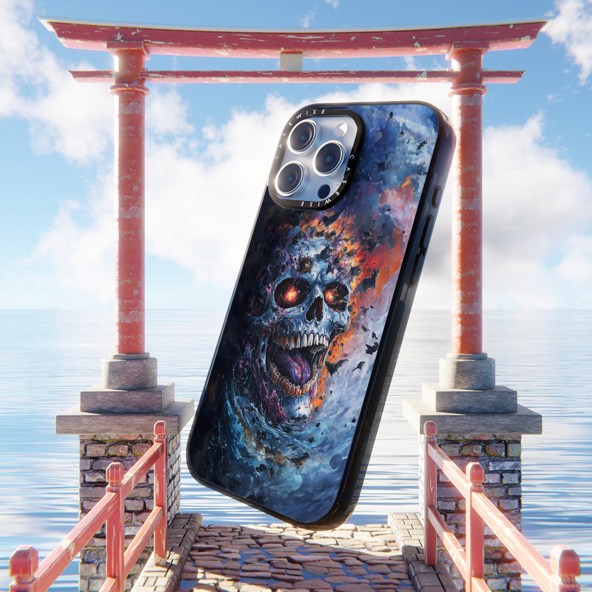 Screaming Skull - Etui