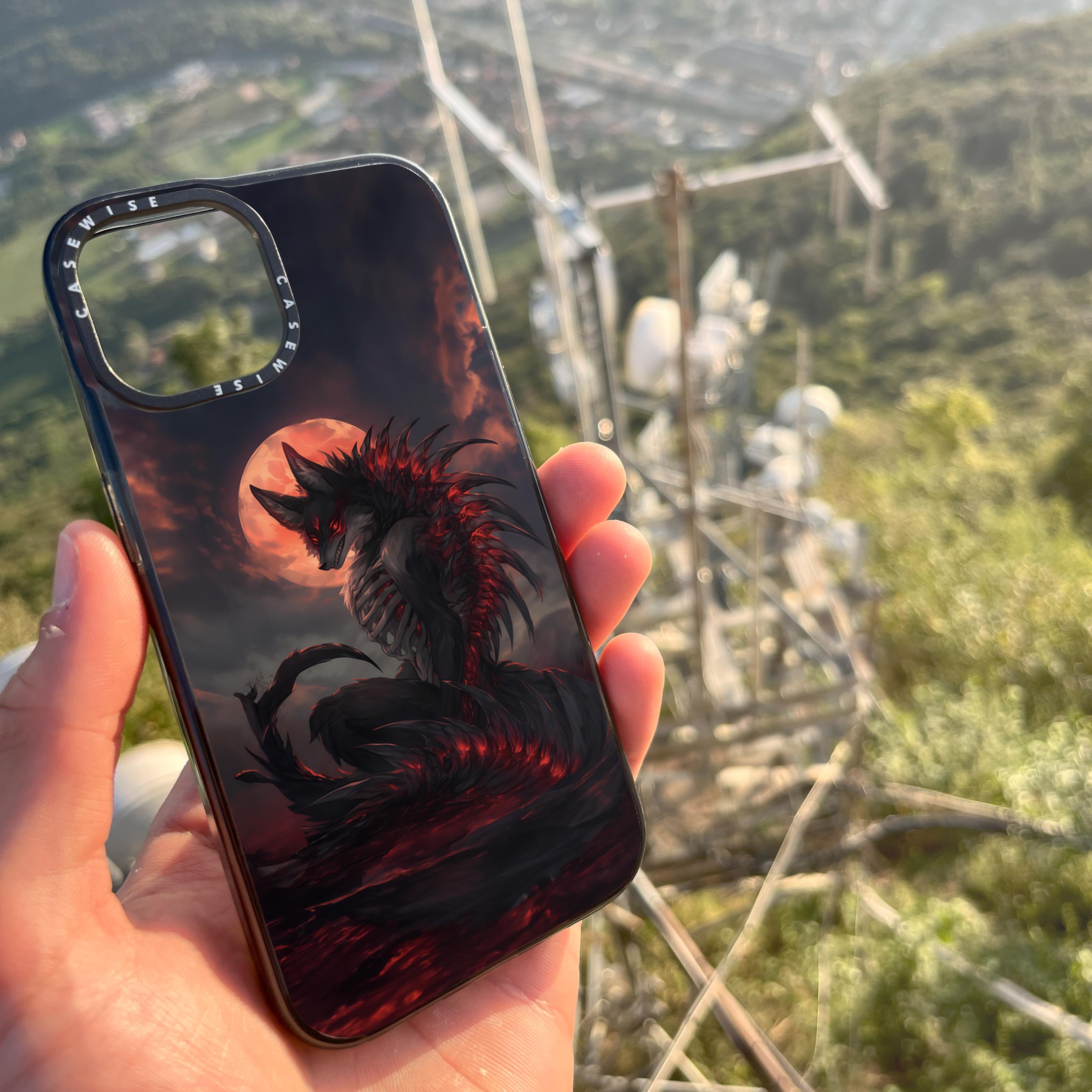 Red Bloodmoon Wolf - Etui