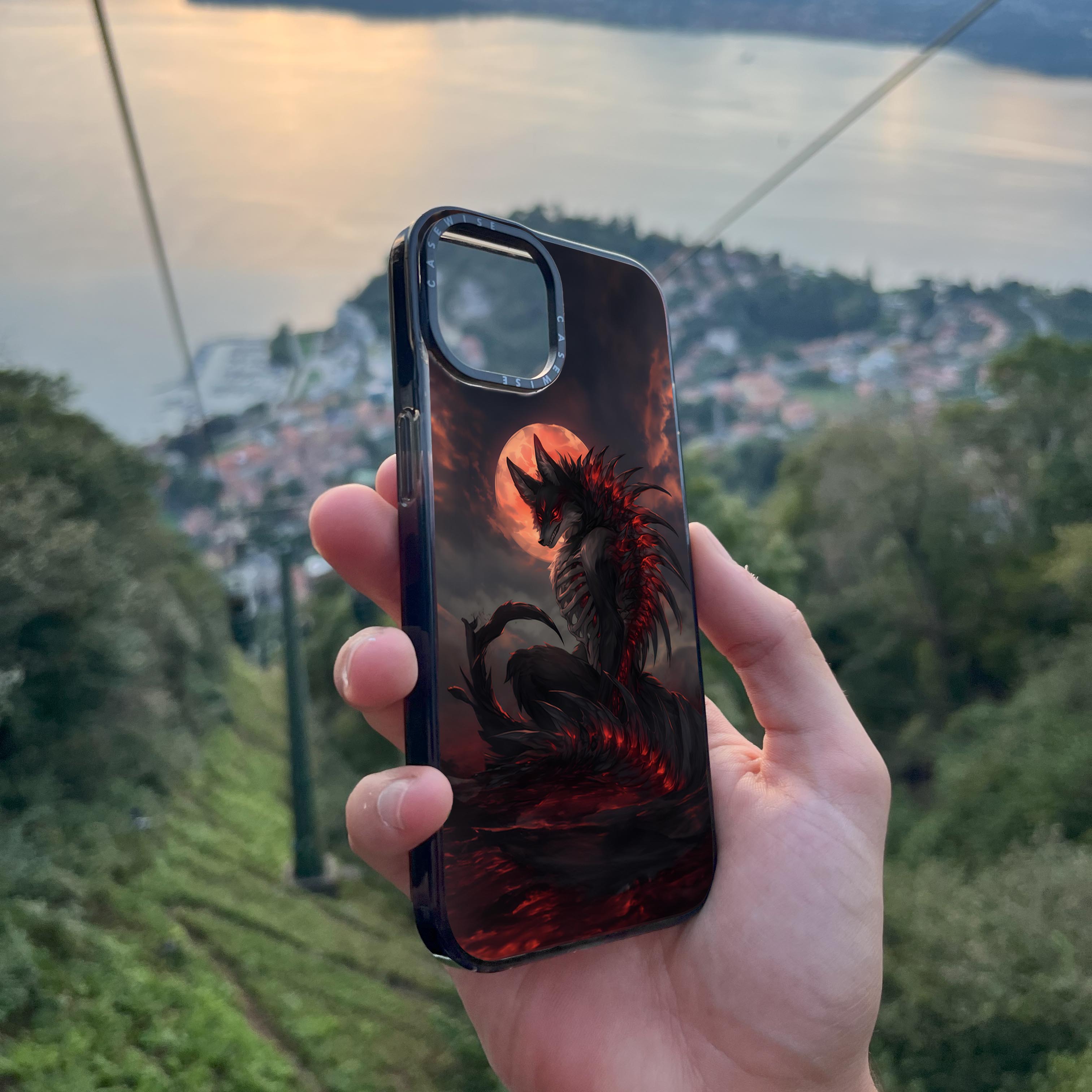 Red Bloodmoon Wolf - Etui