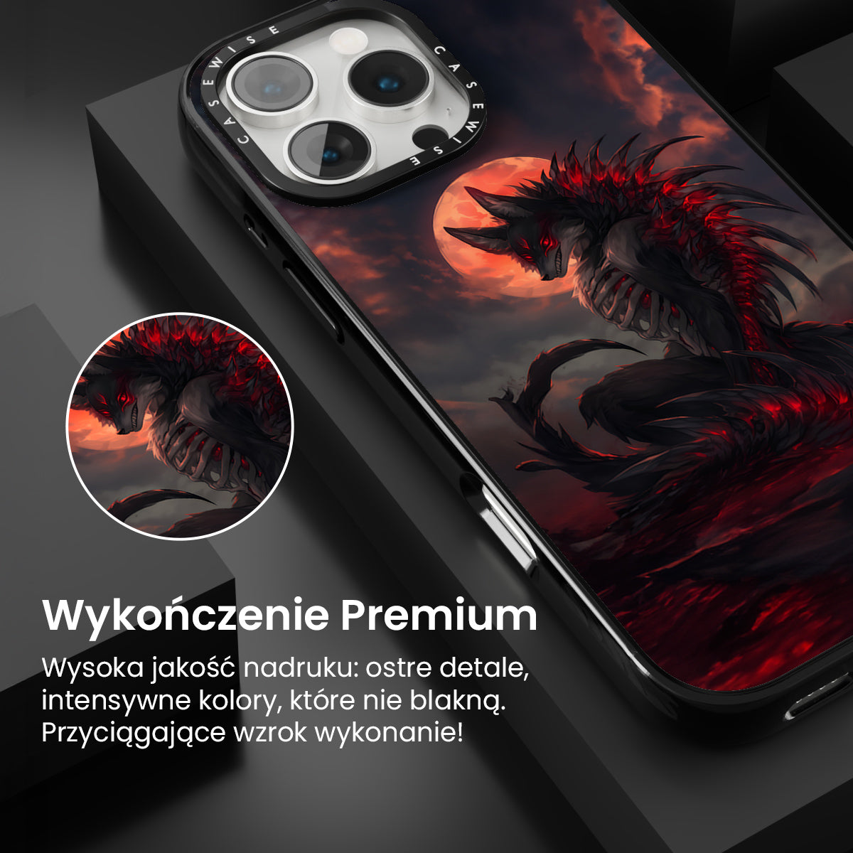 Red Bloodmoon Wolf - Etui