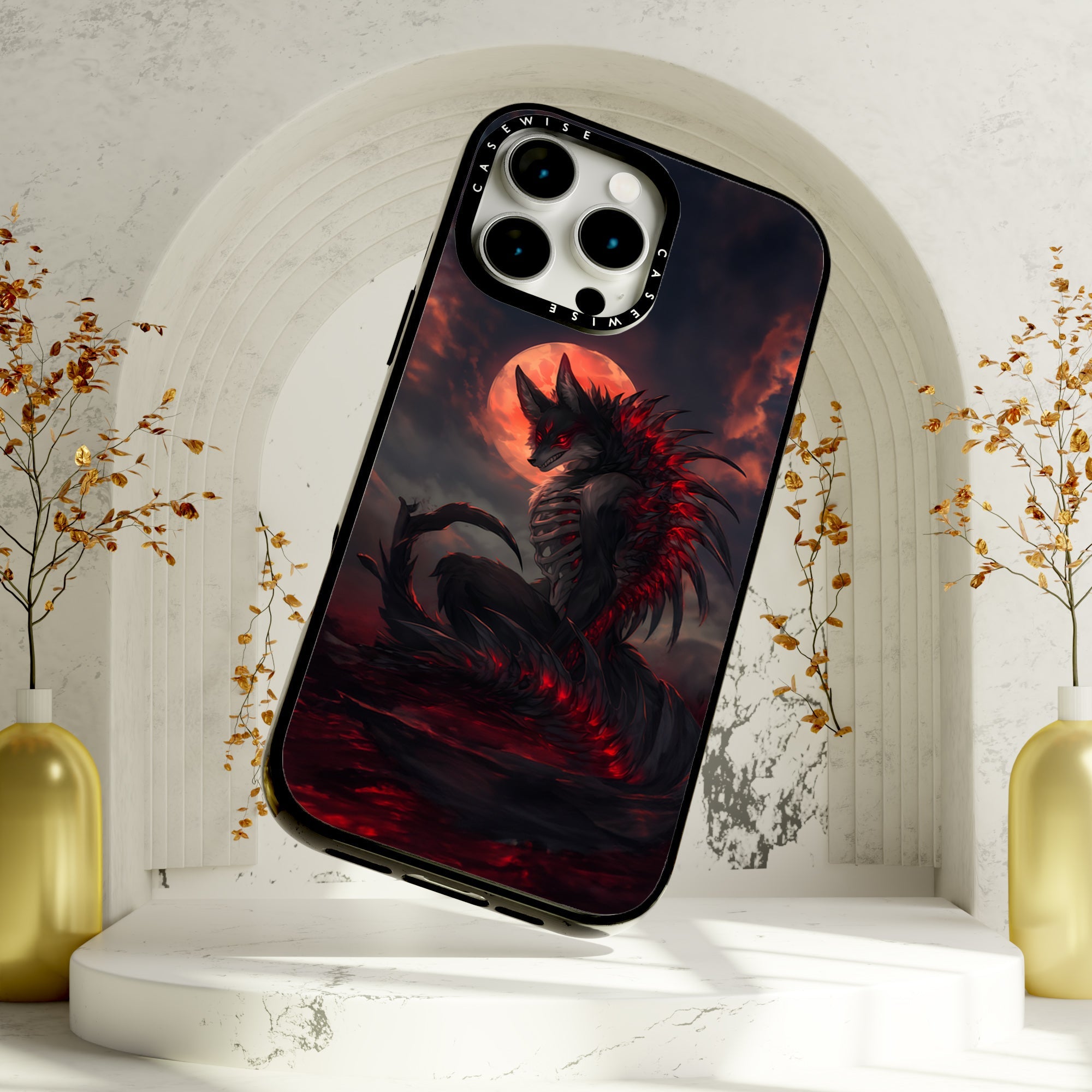 Red Bloodmoon Wolf - Etui