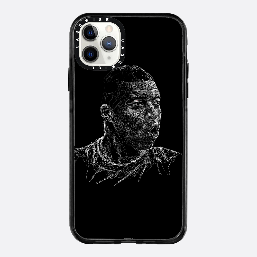 digital scribble art design inspired by kylian mbappe - Etui