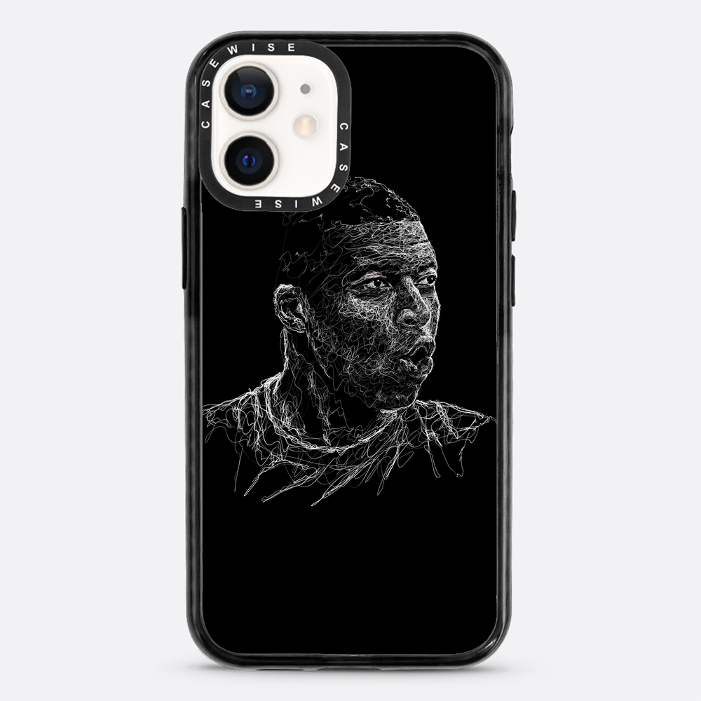 digital scribble art design inspired by kylian mbappe - Etui