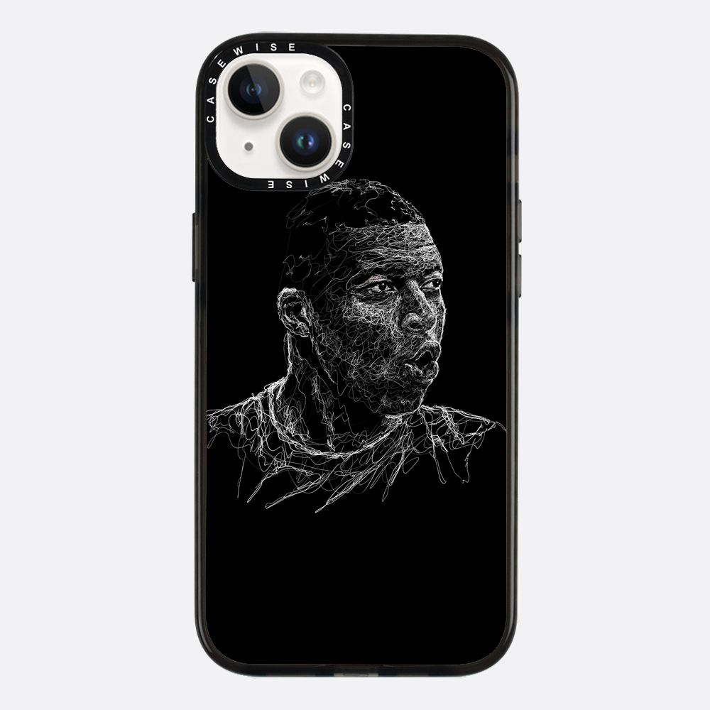 digital scribble art design inspired by kylian mbappe - Etui