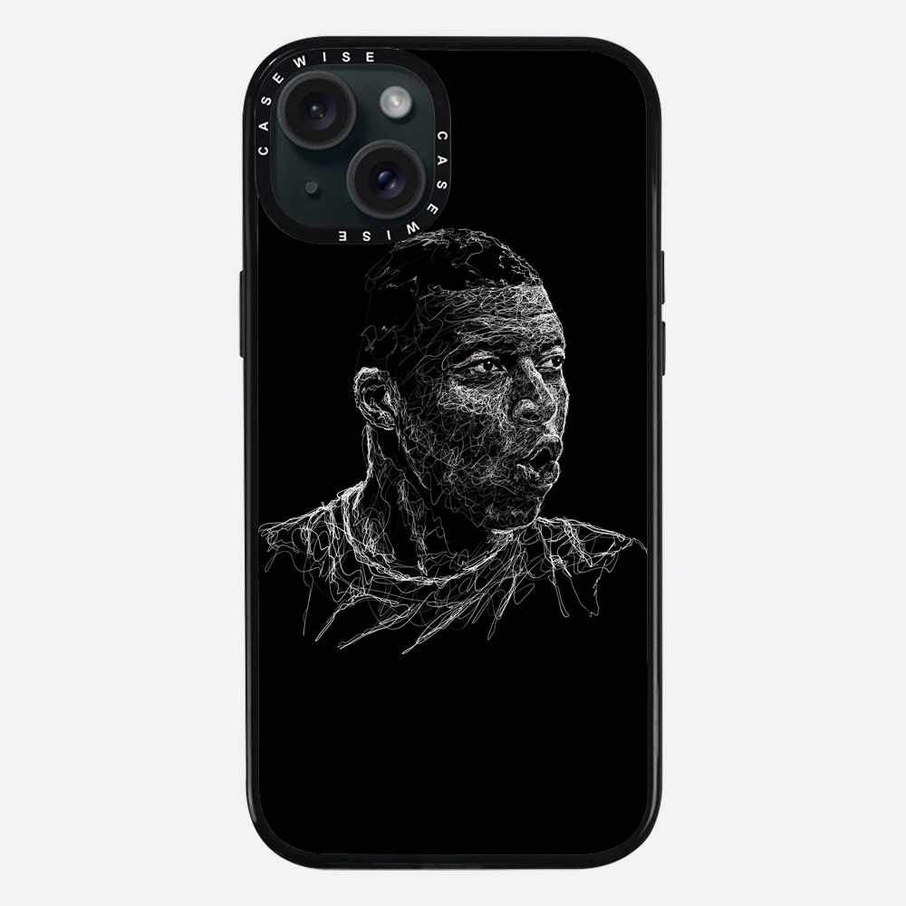 digital scribble art design inspired by kylian mbappe - Etui
