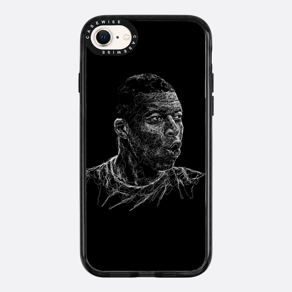 digital scribble art design inspired by kylian mbappe - Etui