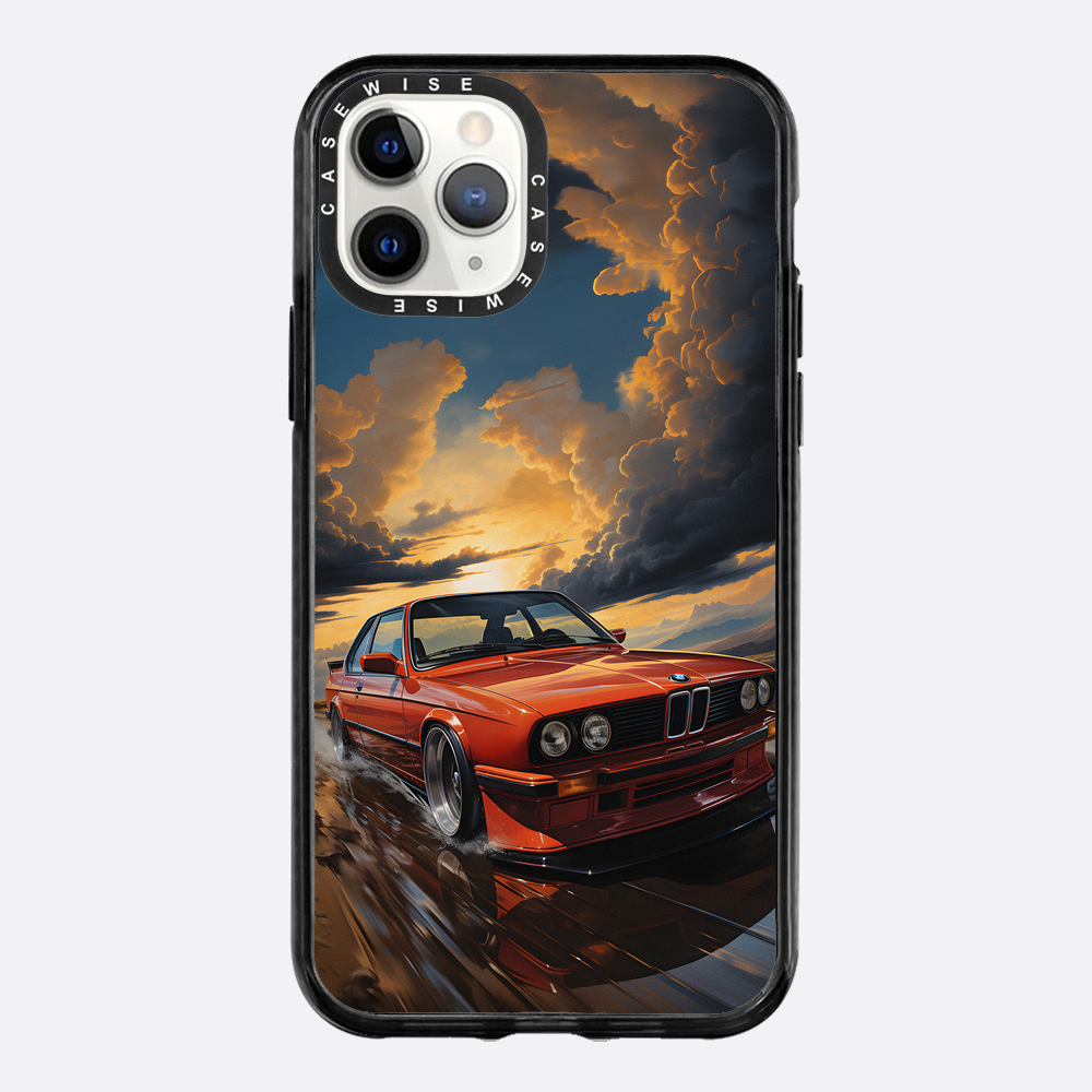 BMW M3 E30 Sunset Painting - Etui