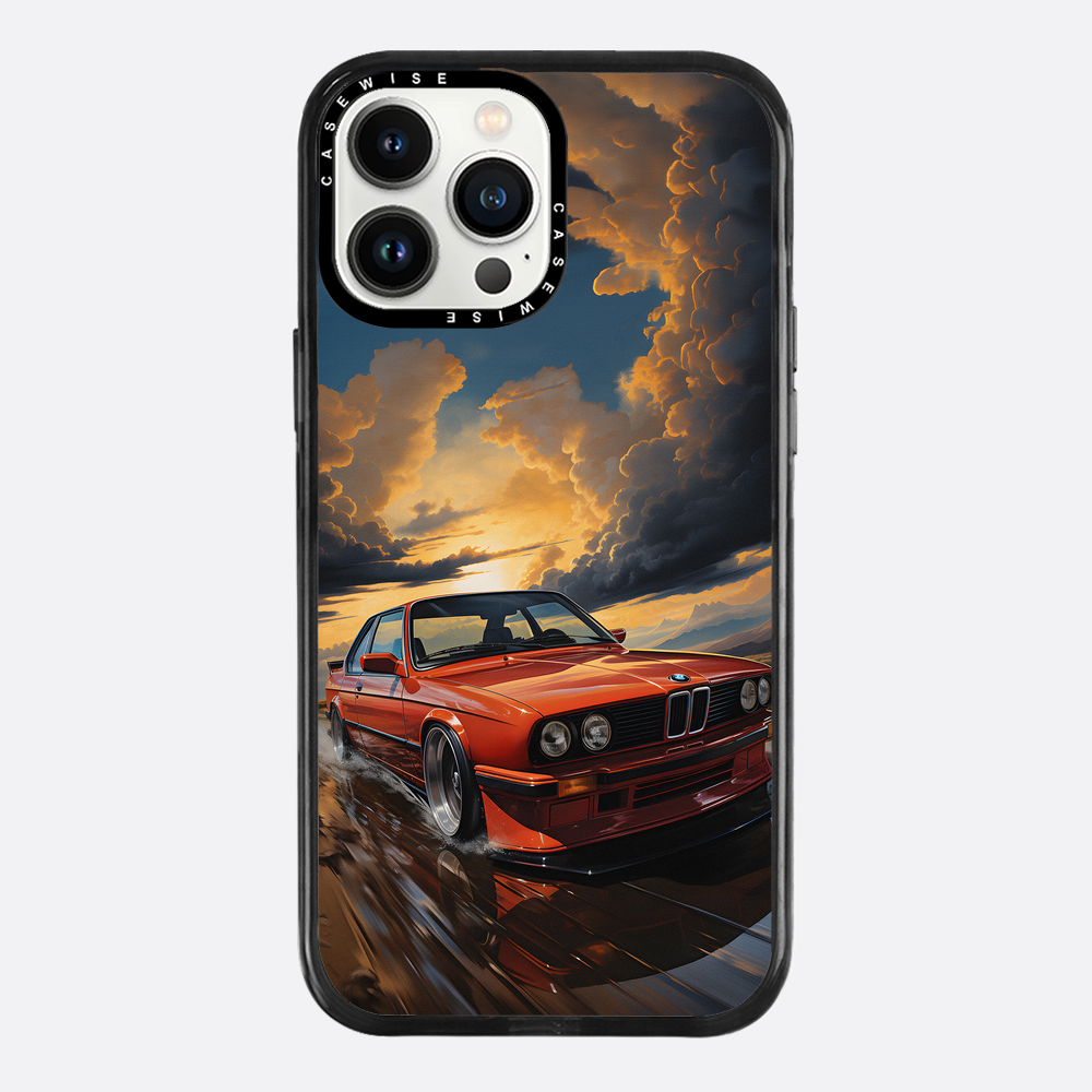BMW M3 E30 Sunset Painting - Etui