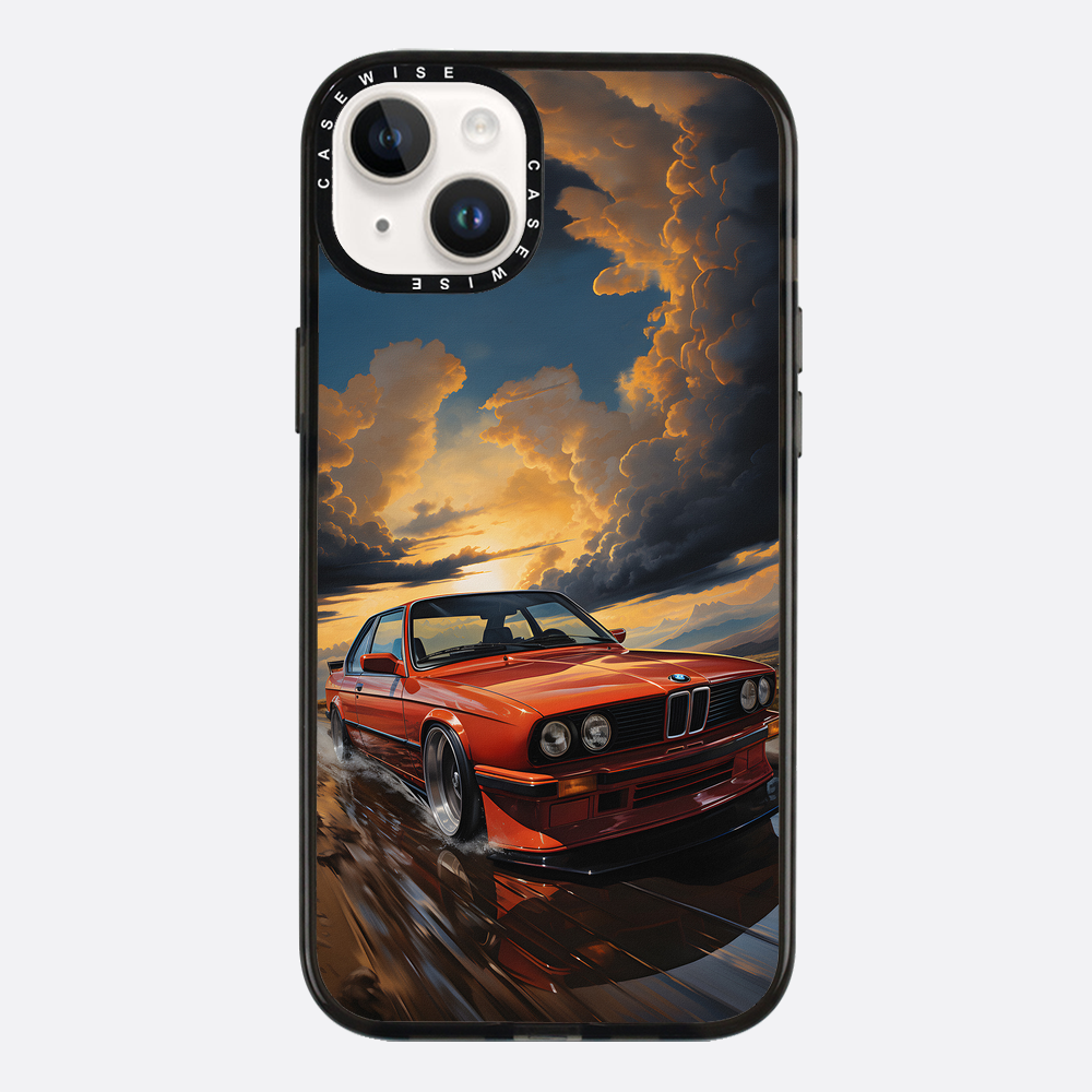 BMW M3 E30 Sunset Painting - Etui