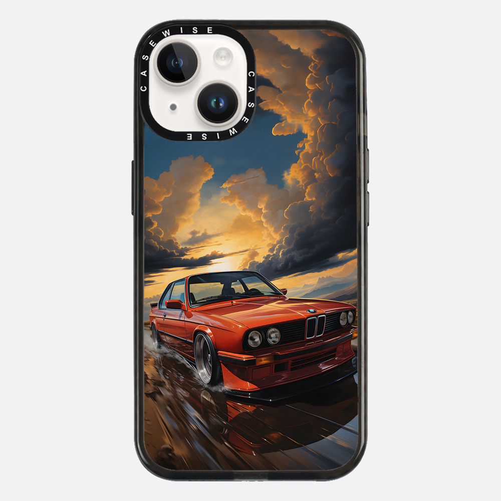 BMW M3 E30 Sunset Painting - Etui