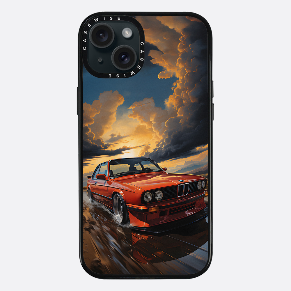 BMW M3 E30 Sunset Painting - Etui