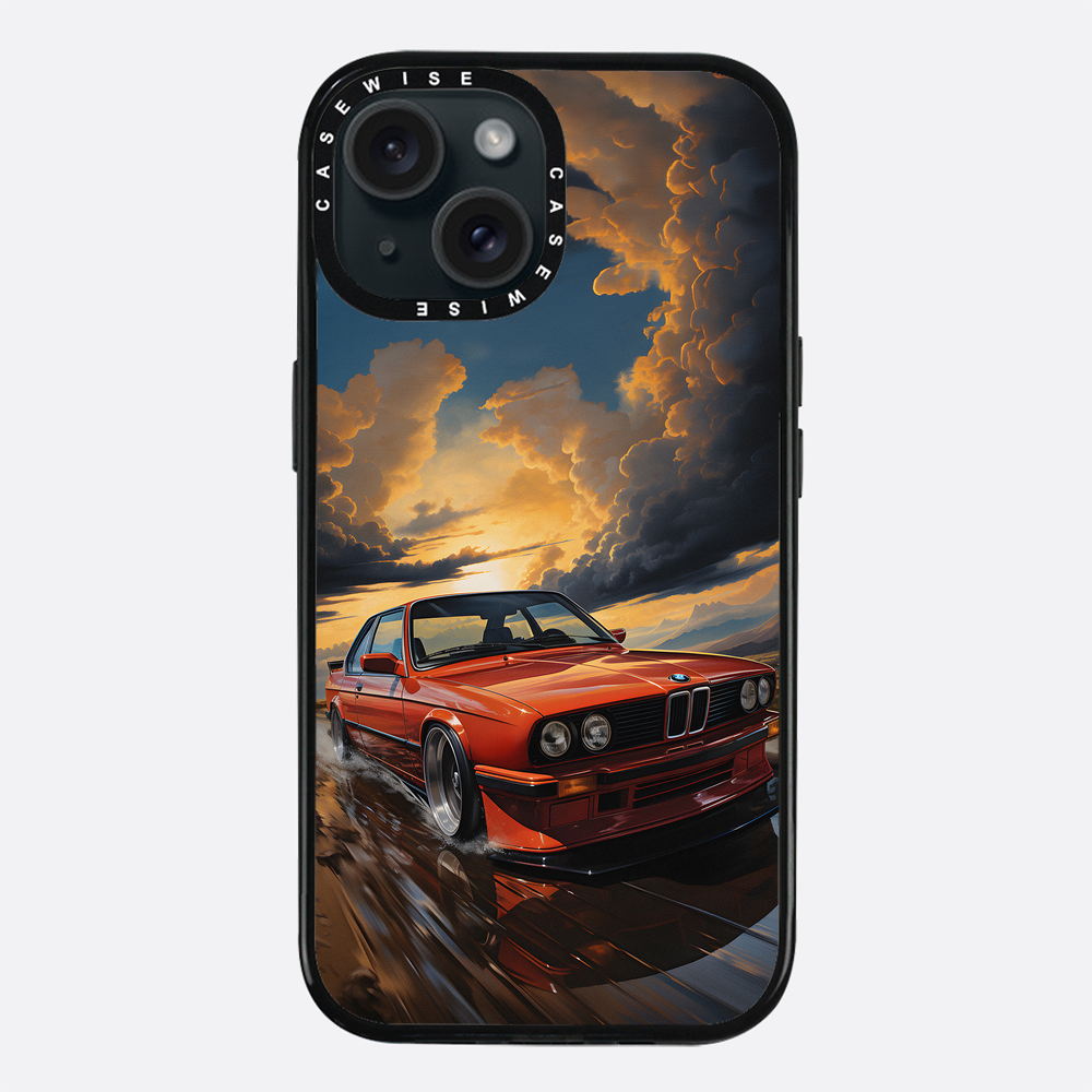 BMW M3 E30 Sunset Painting - Etui