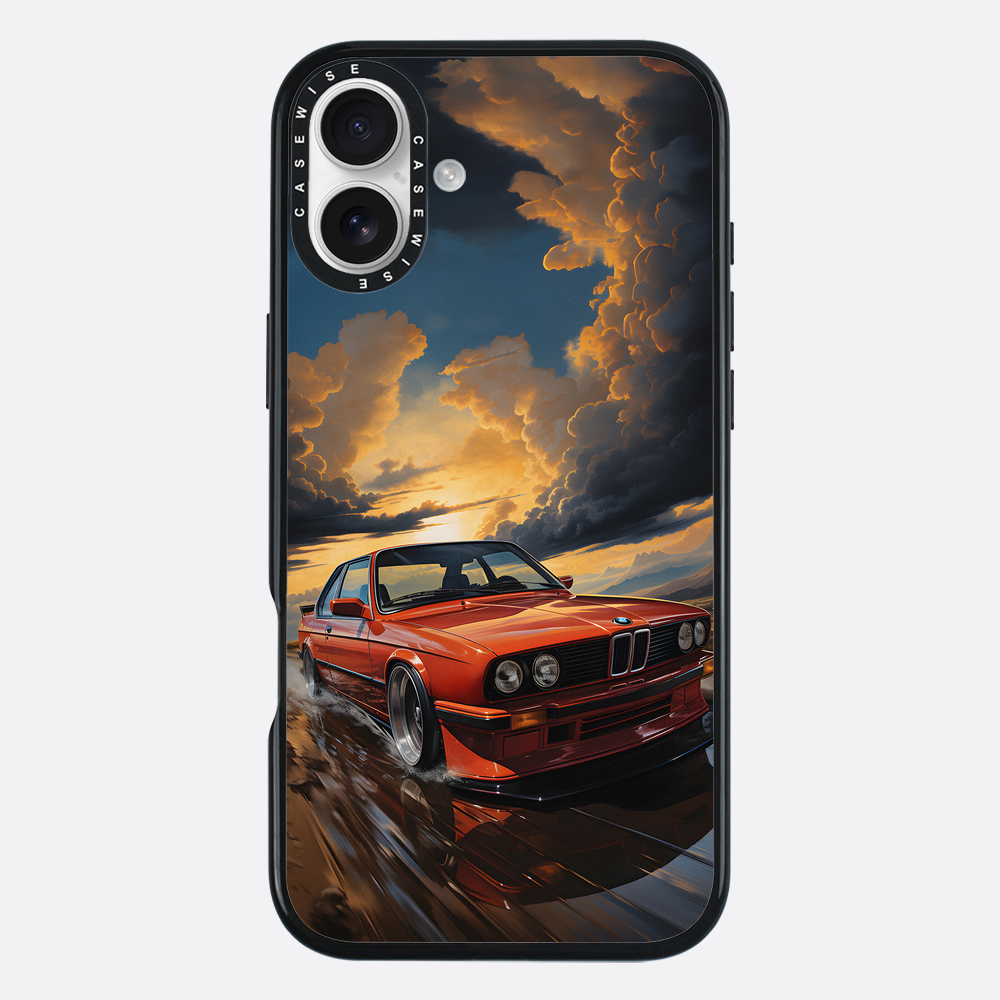 BMW M3 E30 Sunset Painting - Etui