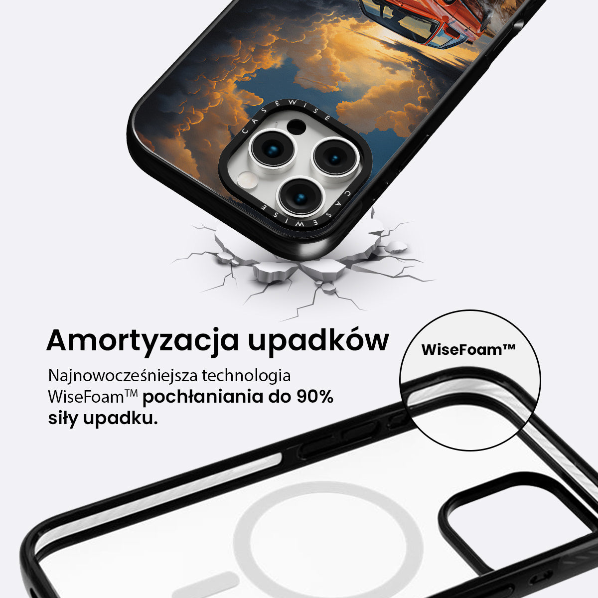 BMW M3 E30 Sunset Painting - Etui