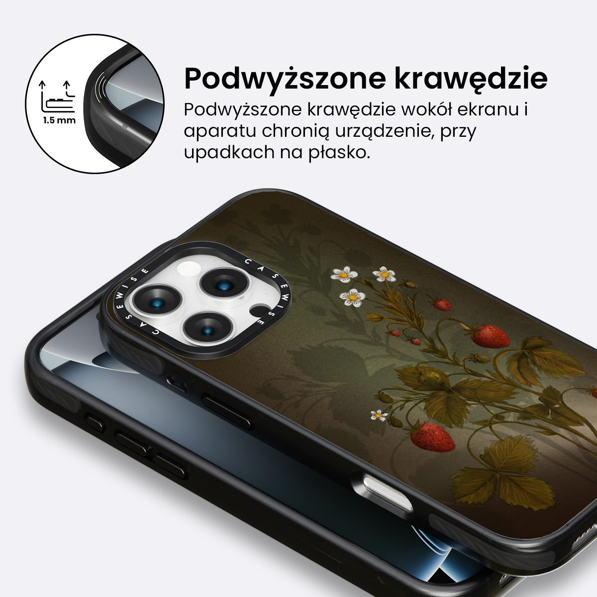 Truskawki z cieniem - Etui