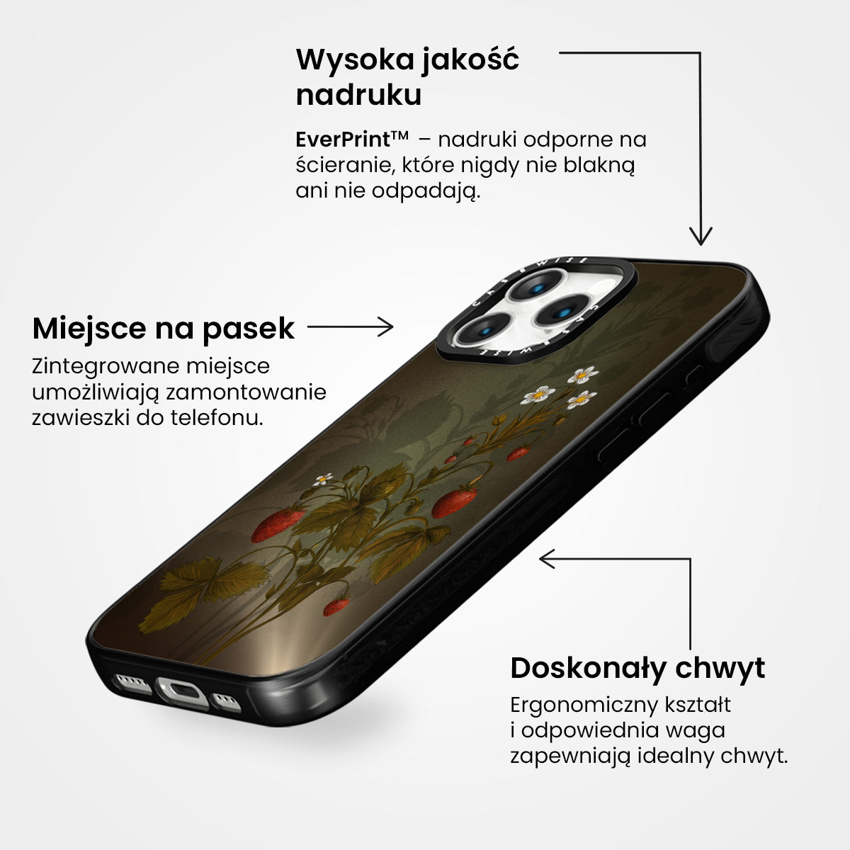 Truskawki z cieniem - Etui