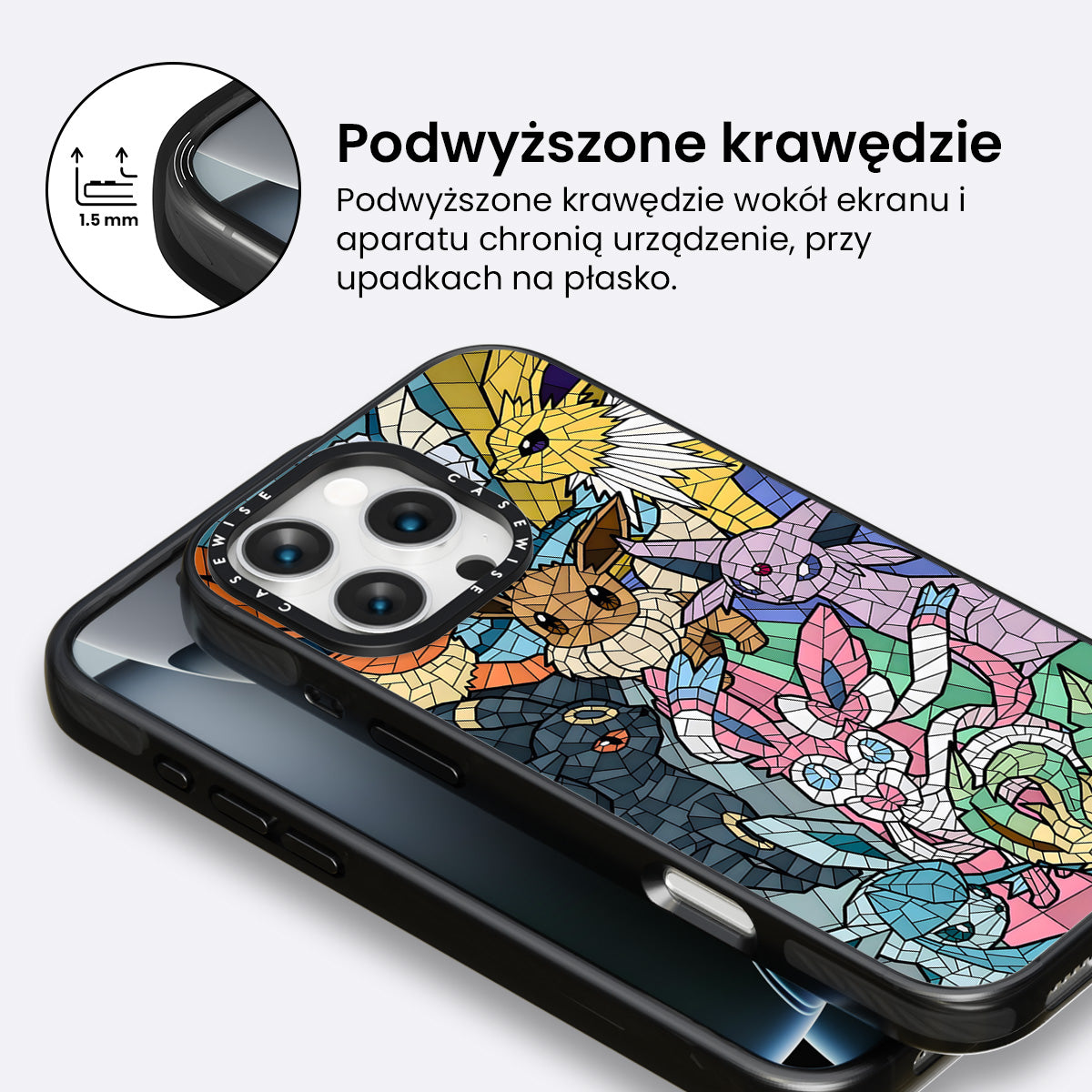 Eevee &amp; Evolucje Mozaika - Etui