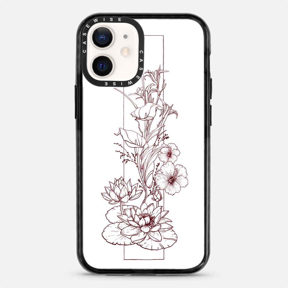 Kompozycja kwiatowa - linia - Etui