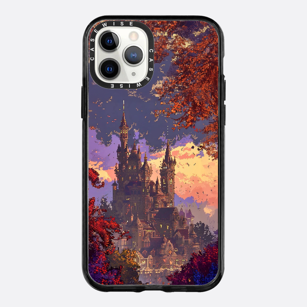 Pixelowy Zamek Jesieni - Etui