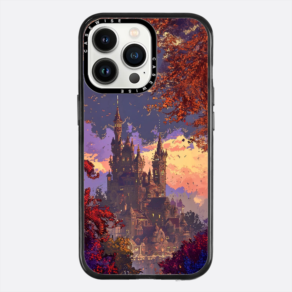 Pixelowy Zamek Jesieni - Etui