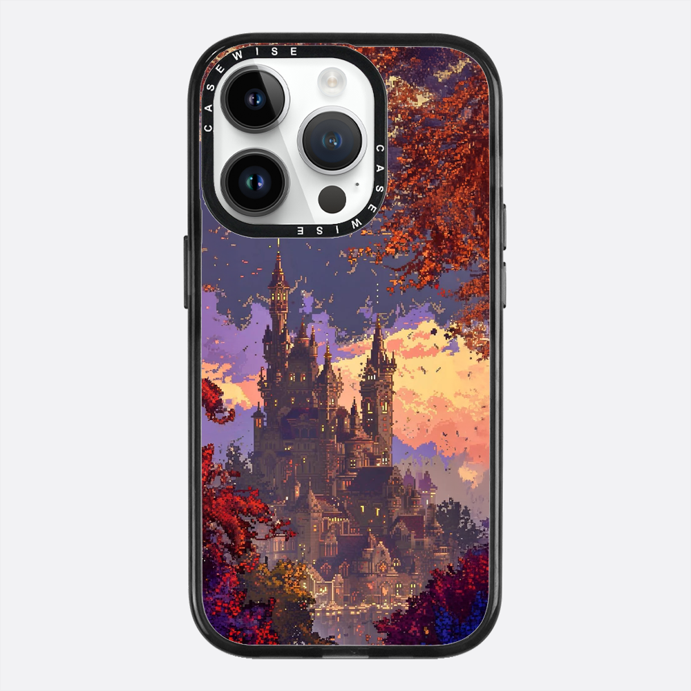 Pixelowy Zamek Jesieni - Etui