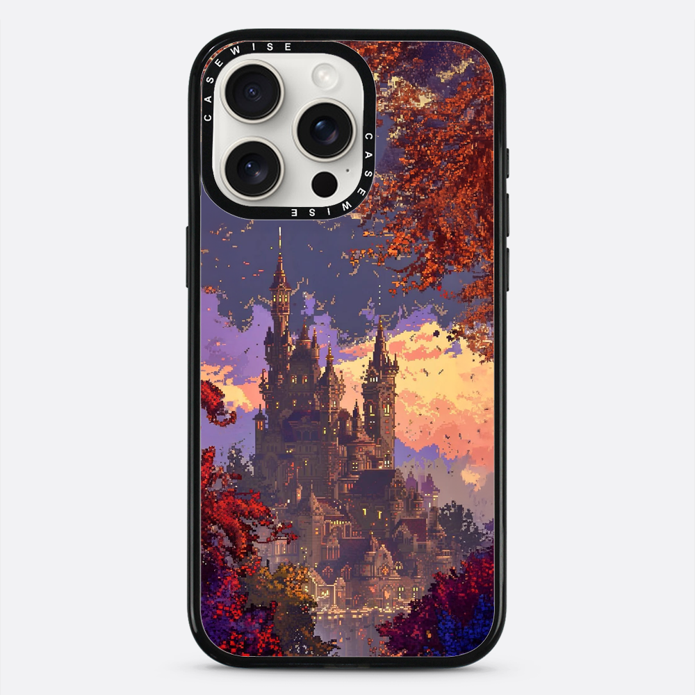 Pixelowy Zamek Jesieni - Etui