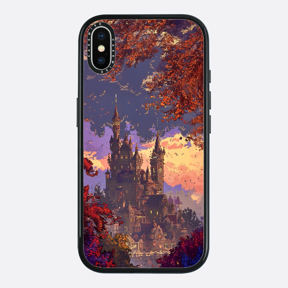 Pixelowy Zamek Jesieni - Etui