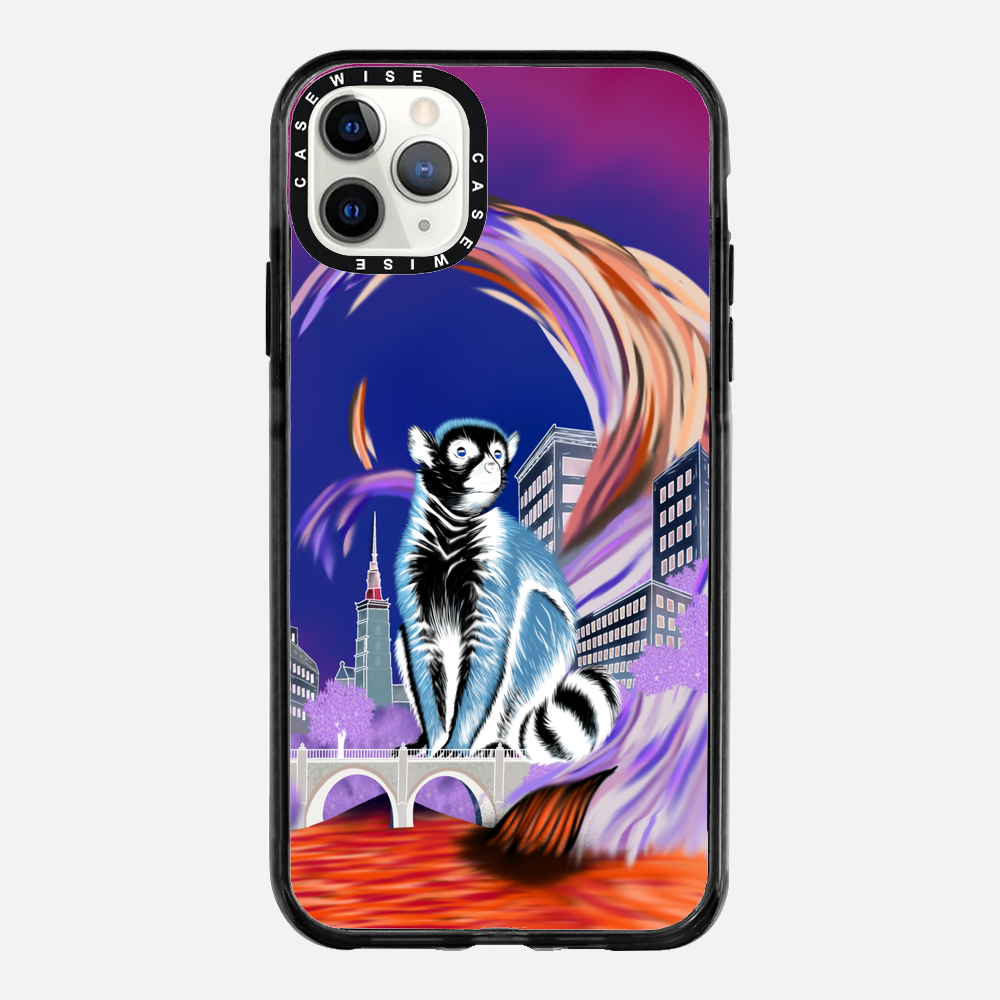 Lemur koroniasty w eko mieście negatyw - Etui