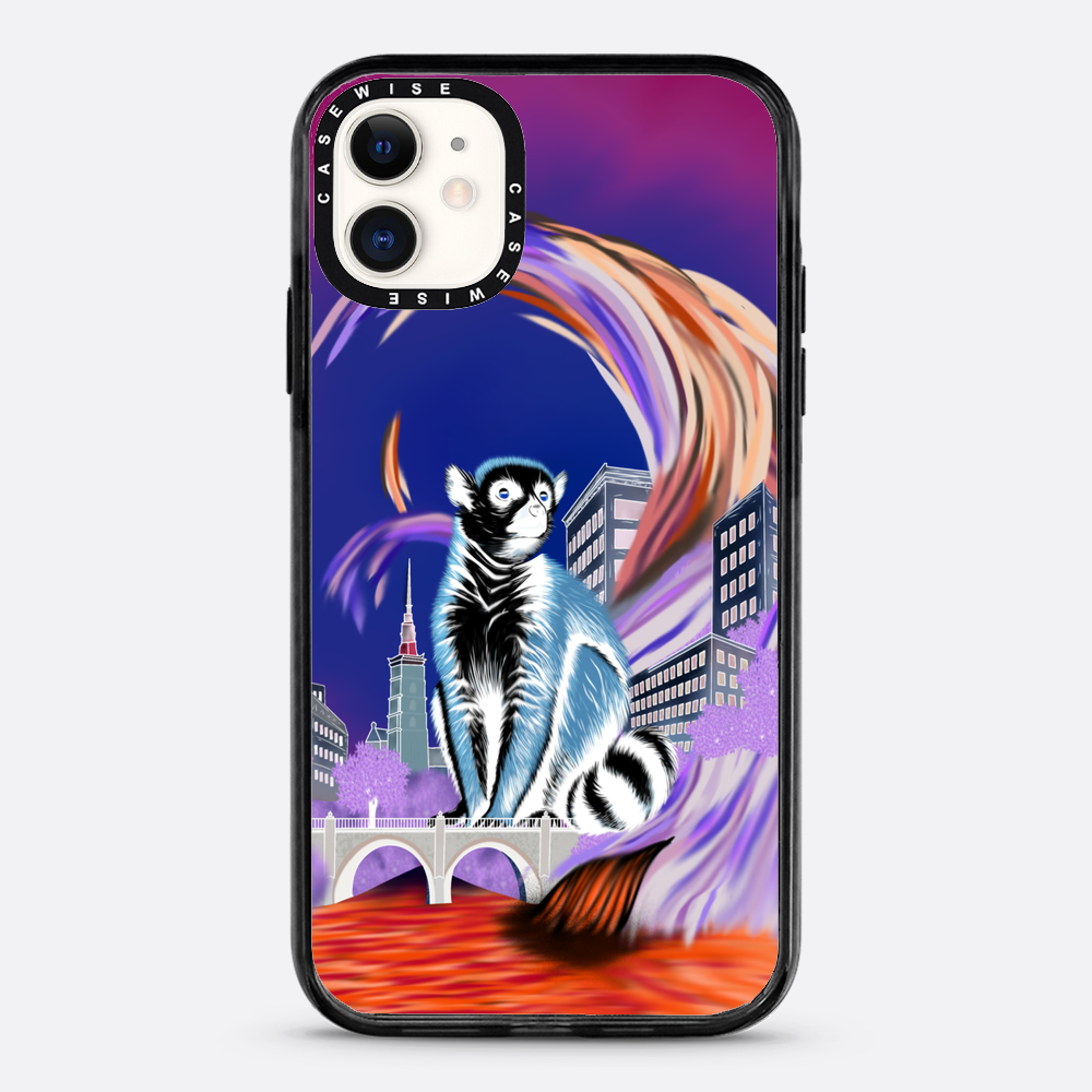 Lemur koroniasty w eko mieście negatyw - Etui