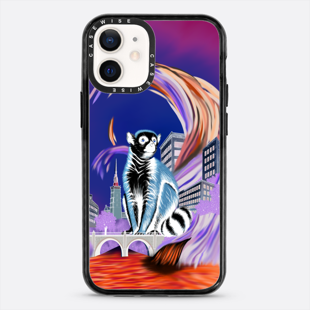Lemur koroniasty w eko mieście negatyw - Etui