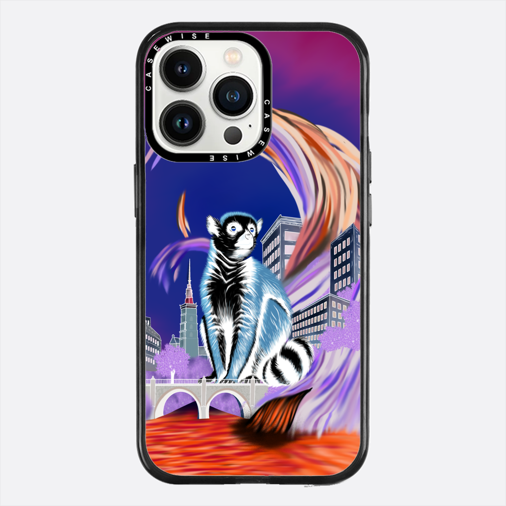 Lemur koroniasty w eko mieście negatyw - Etui