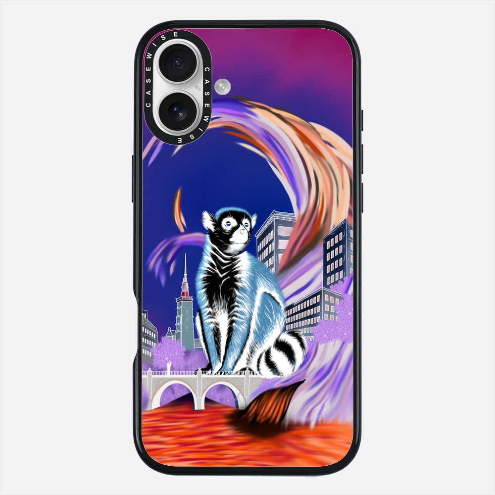 Lemur koroniasty w eko mieście negatyw - Etui