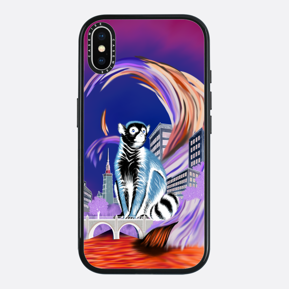 Lemur koroniasty w eko mieście negatyw - Etui
