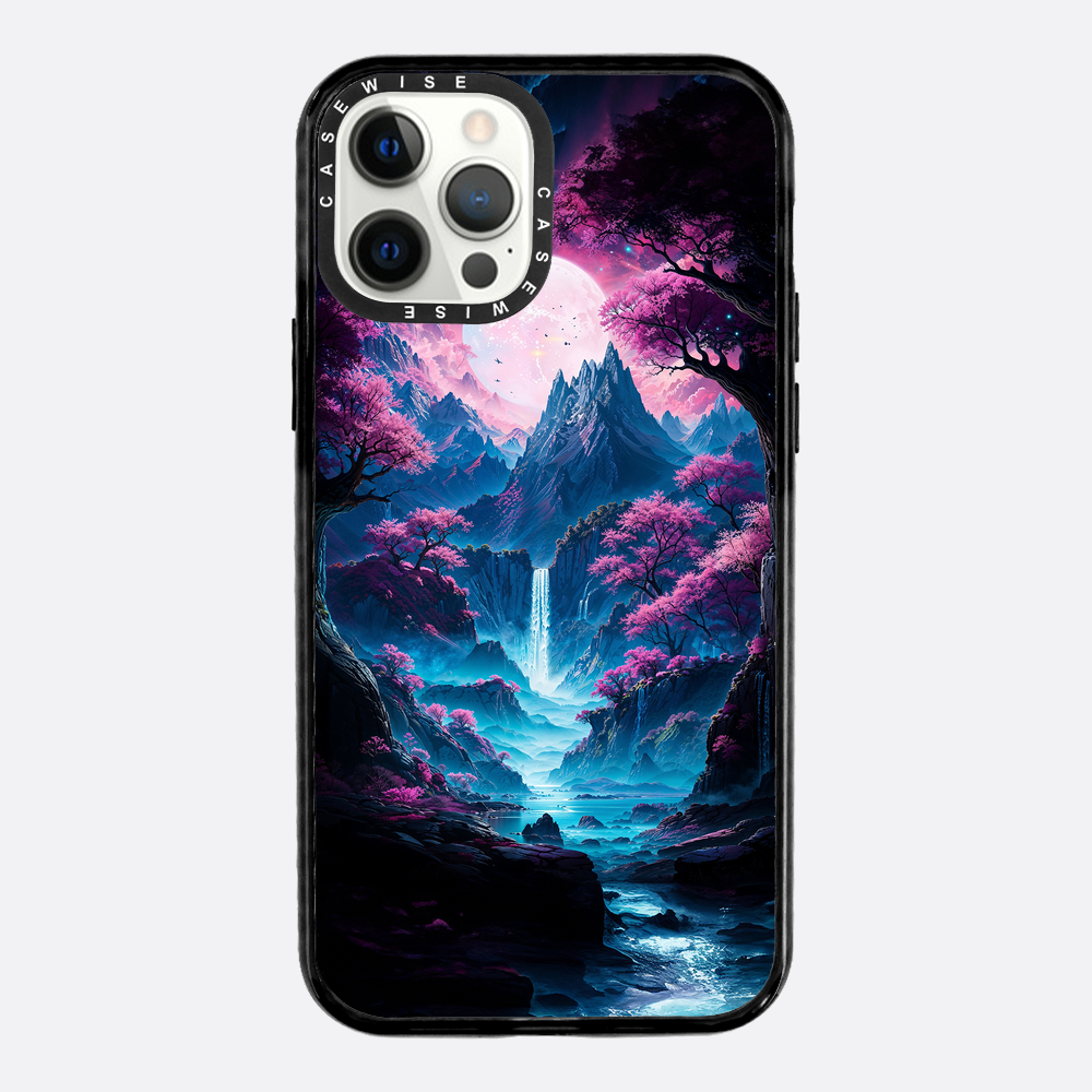 Neon Sakura Mountain Falls - Etui