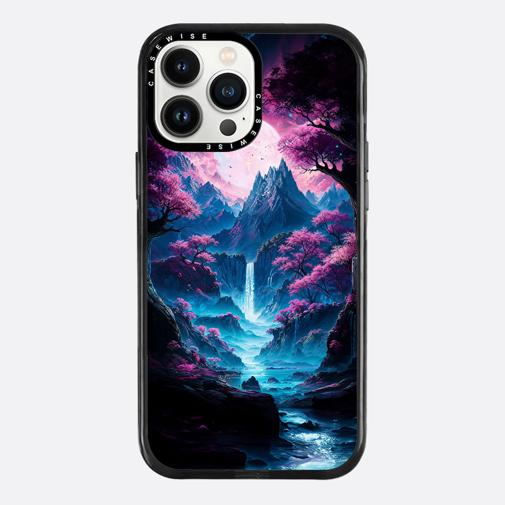Neon Sakura Mountain Falls - Etui