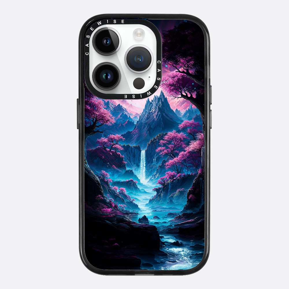 Neon Sakura Mountain Falls - Etui