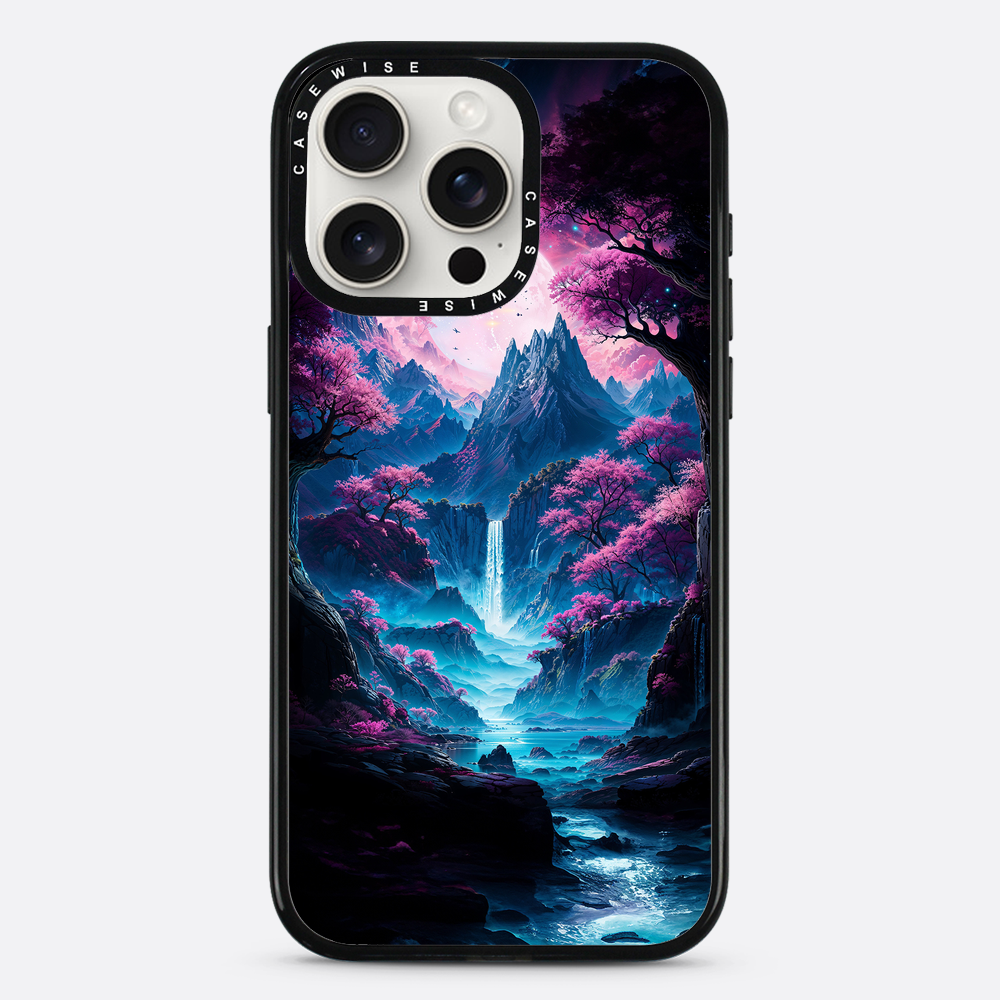 Neon Sakura Mountain Falls - Etui