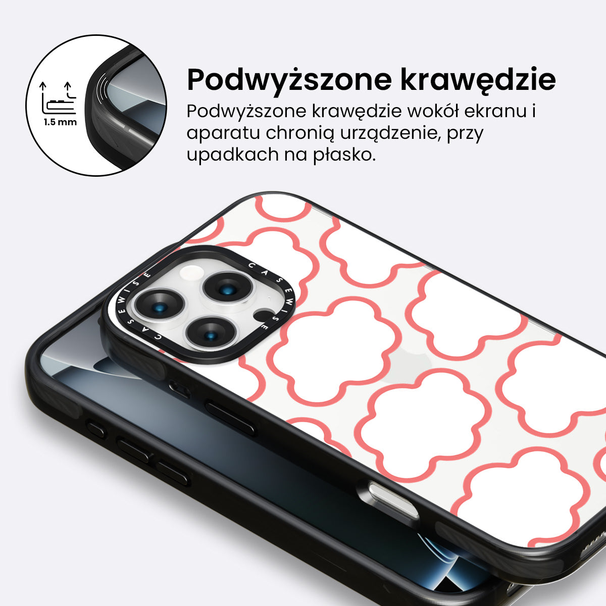 Chmurki różowe - Etui