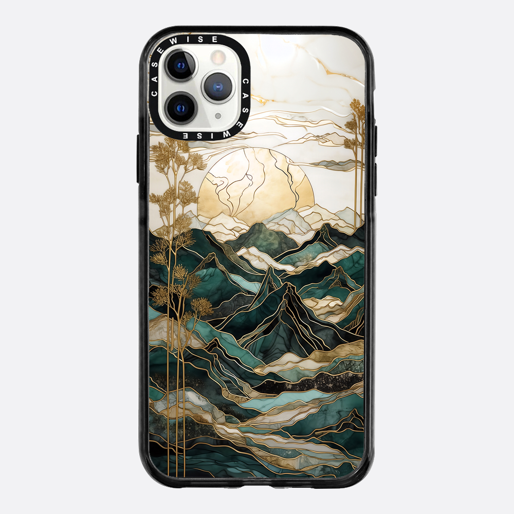 Abstract Mountain Sunset - Etui