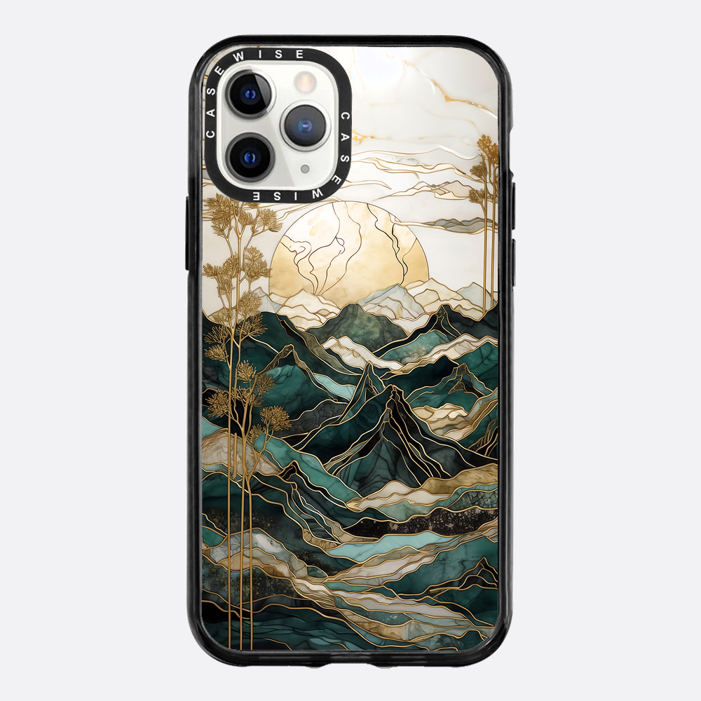 Abstract Mountain Sunset - Etui