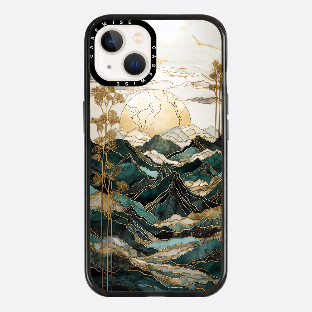Abstract Mountain Sunset - Etui