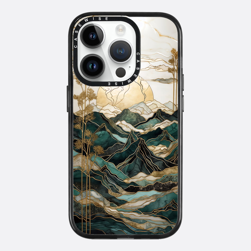 Abstract Mountain Sunset - Etui