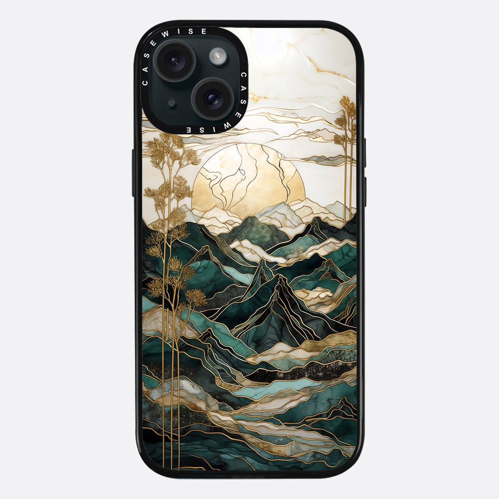 Abstract Mountain Sunset - Etui