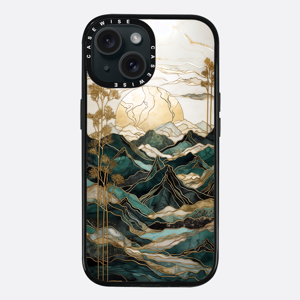 Abstract Mountain Sunset - Etui
