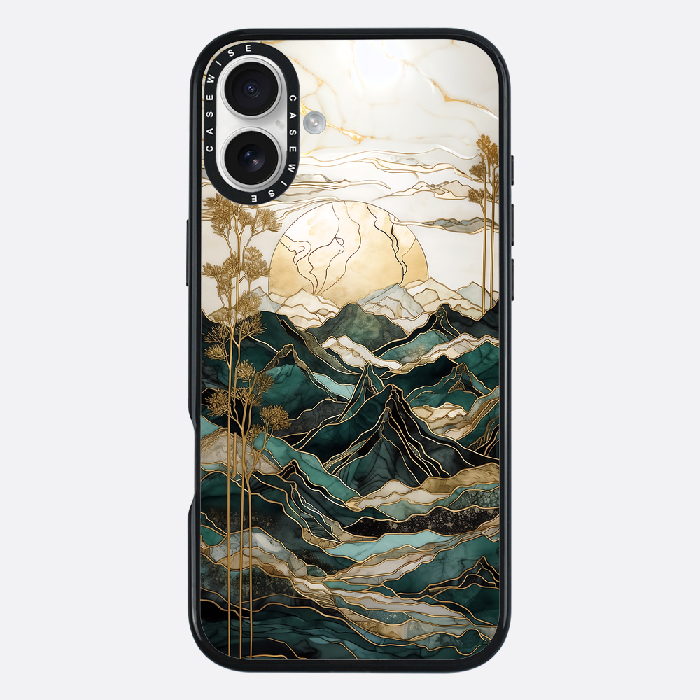 Abstract Mountain Sunset - Etui