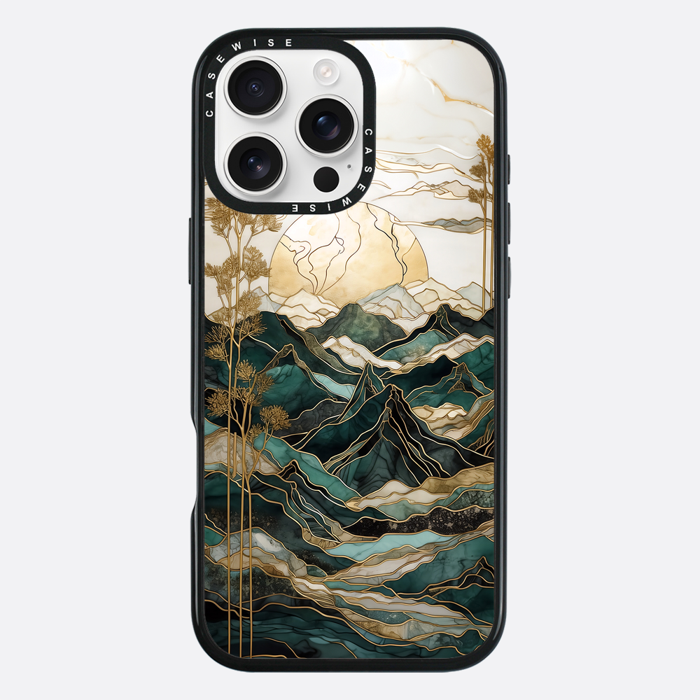Abstract Mountain Sunset - Etui