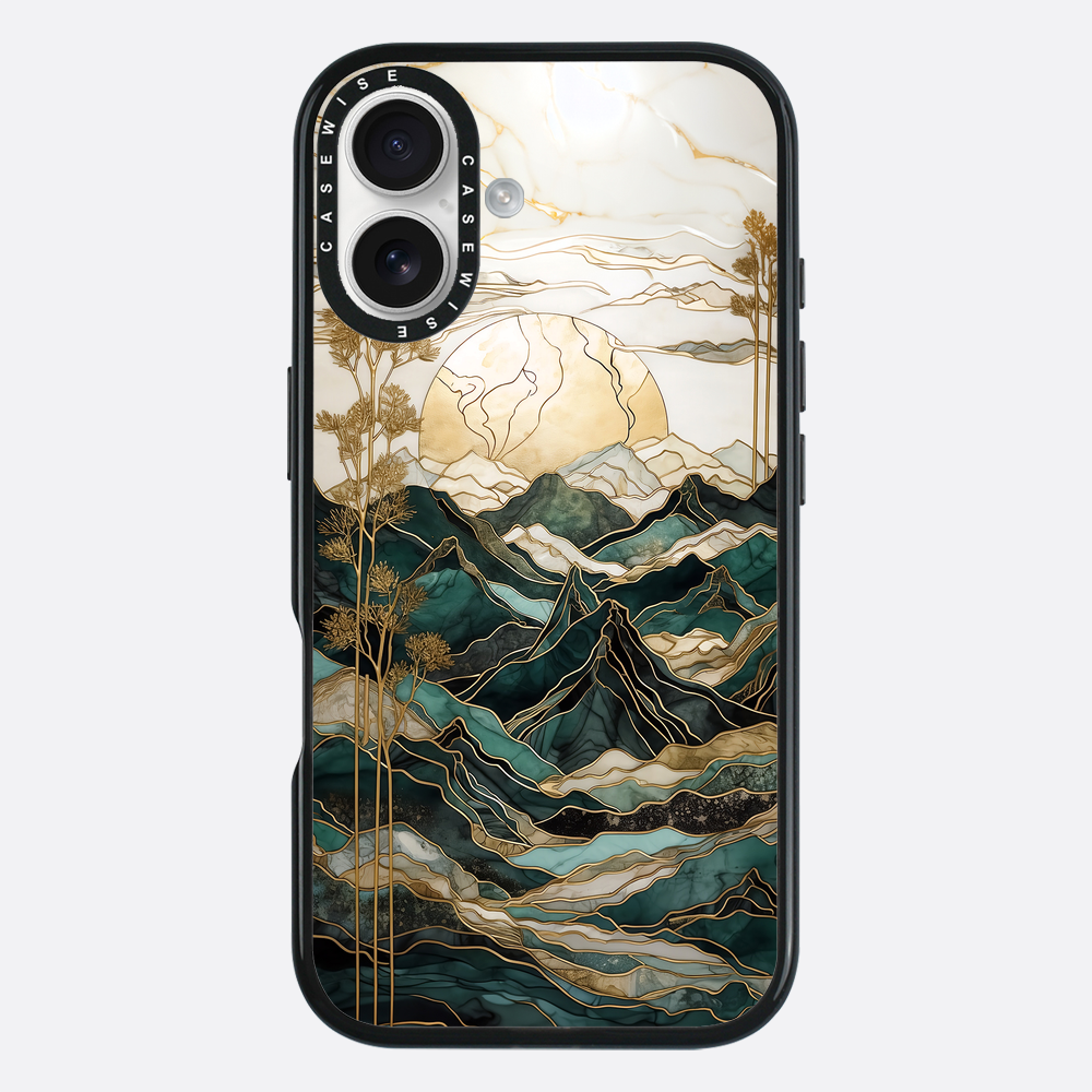 Abstract Mountain Sunset - Etui